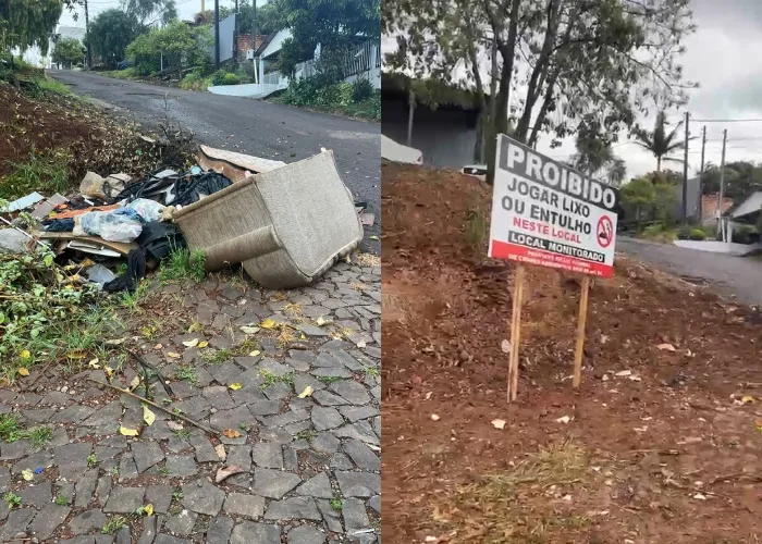 Barracão - Bairro Pinheirinho cobra providências contra descarte irregular e legislação prevê punição